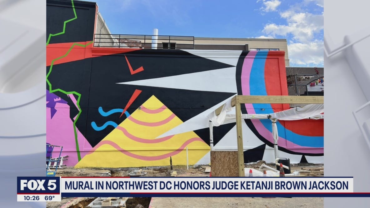 Mural in Northwest DC honors Judge Ketanji Brown Jackson